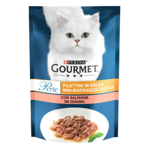 PURINA GOURMET Perle Φιλετάκια με Σολομό 85gr