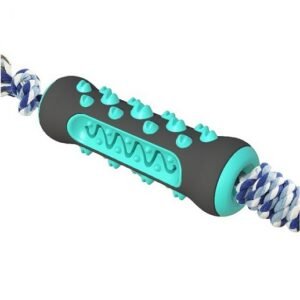 PET INTEREST Hard Bone Dog Toothbrush with Rope