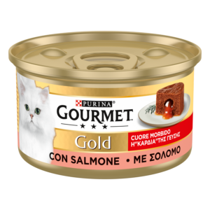PURINA GOURMET Η "Καρδιά" της Γεύσης με Σολομό 85gr