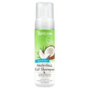 TROPICLEAN Waterless Cat Shampoo Καρύδα