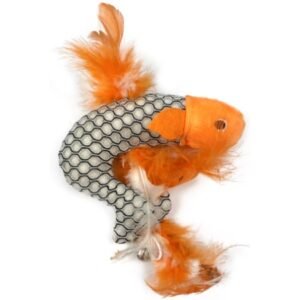 PET INTEREST Fish with Feathers Silver Vine Πορτοκαλί